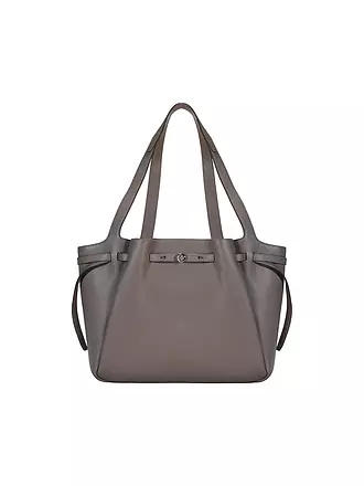 TORY BURCH | Ledertasche - Shopper ROMY | grau